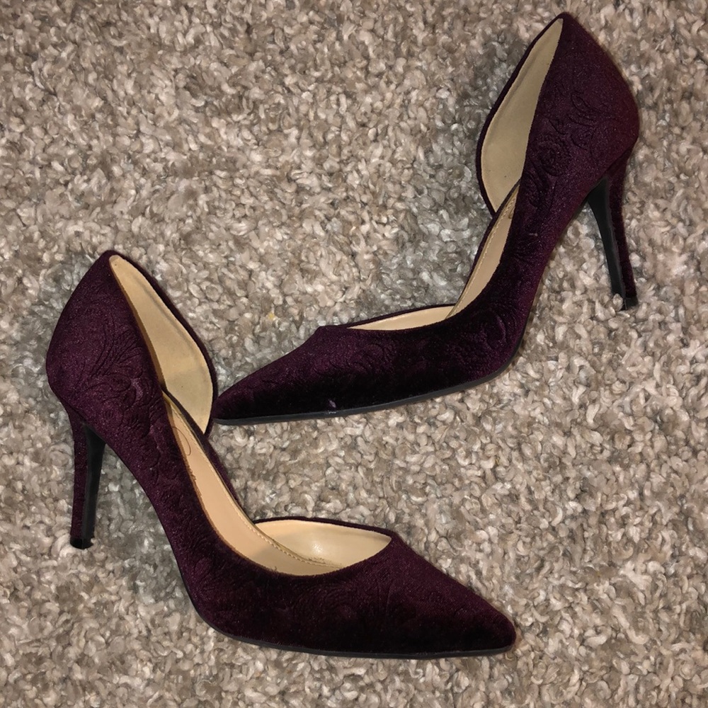 Burgundy Jessica Simpson Heels